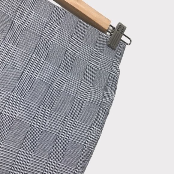 CROSBY. Springfield Mid Rise Slim Stretch Houndstooth Ankle Pants Size 2 - Picture 2 of 8